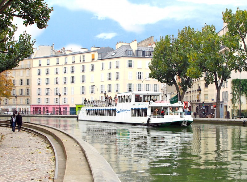 Le Canotier Courbe canal St Martin