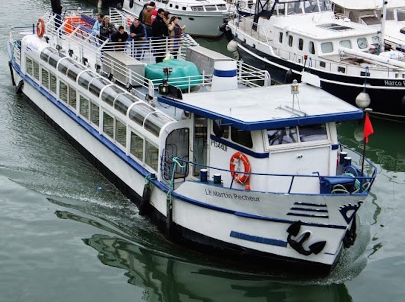 Le Martin Pêcheur au port de l'Arsenal