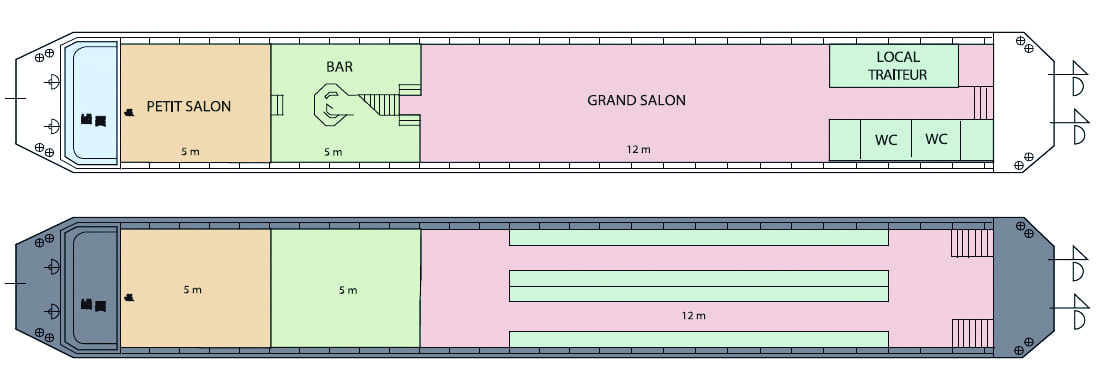 Plan du Bateau Le Canotier