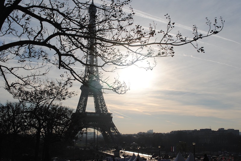 La dame de fer rayonne, même en Hiver