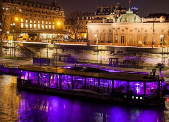 Escale Bleue ponton à quai musée Orsay